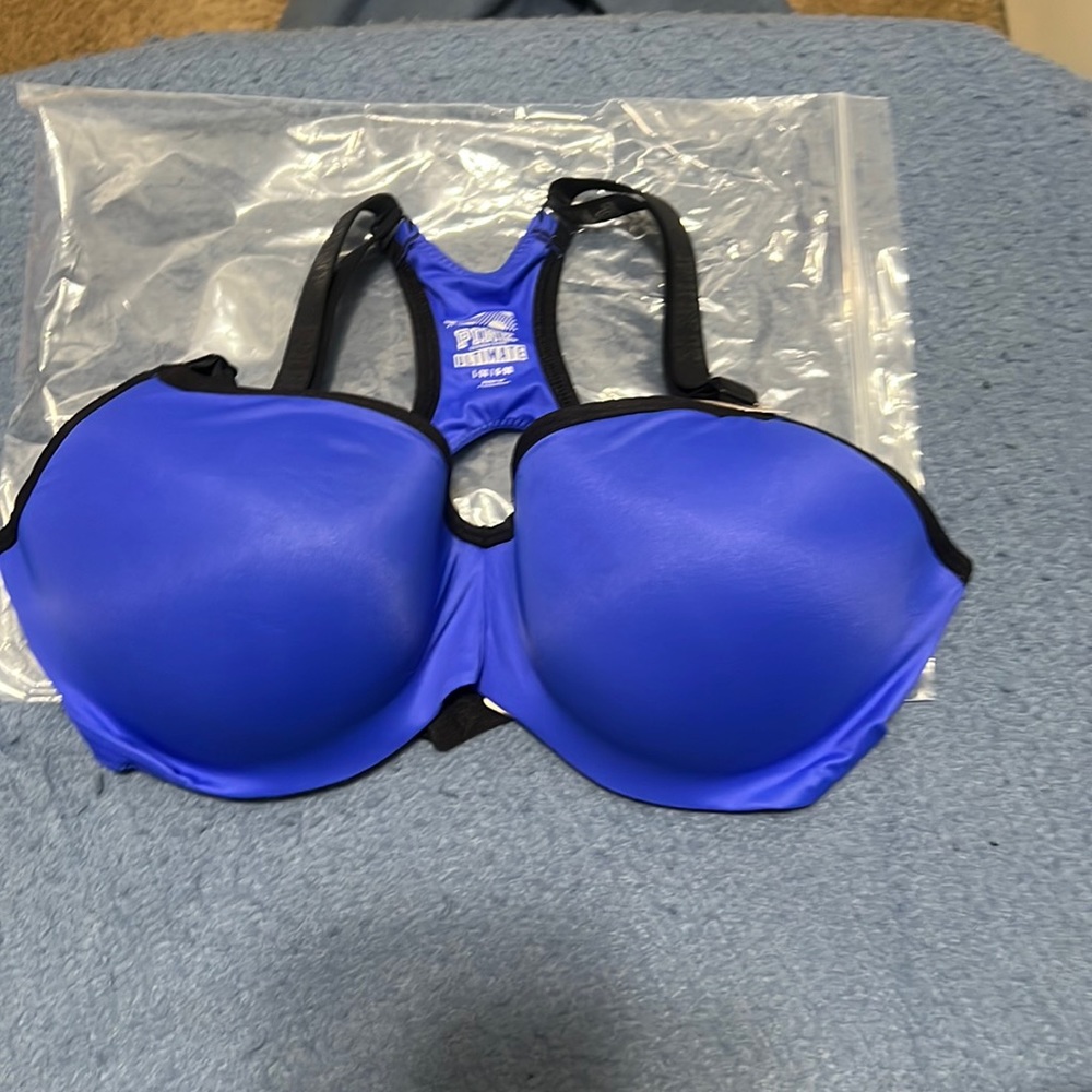 Pink Victoria’s Secret ultimate sports bra New with tags in bag size large DD